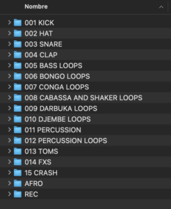 sample pack content